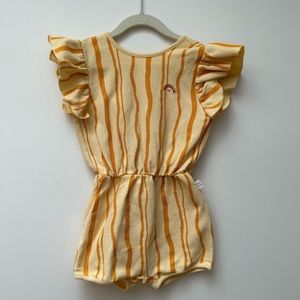 Mainio yellow girls sand wave overall beeswax size 7-8